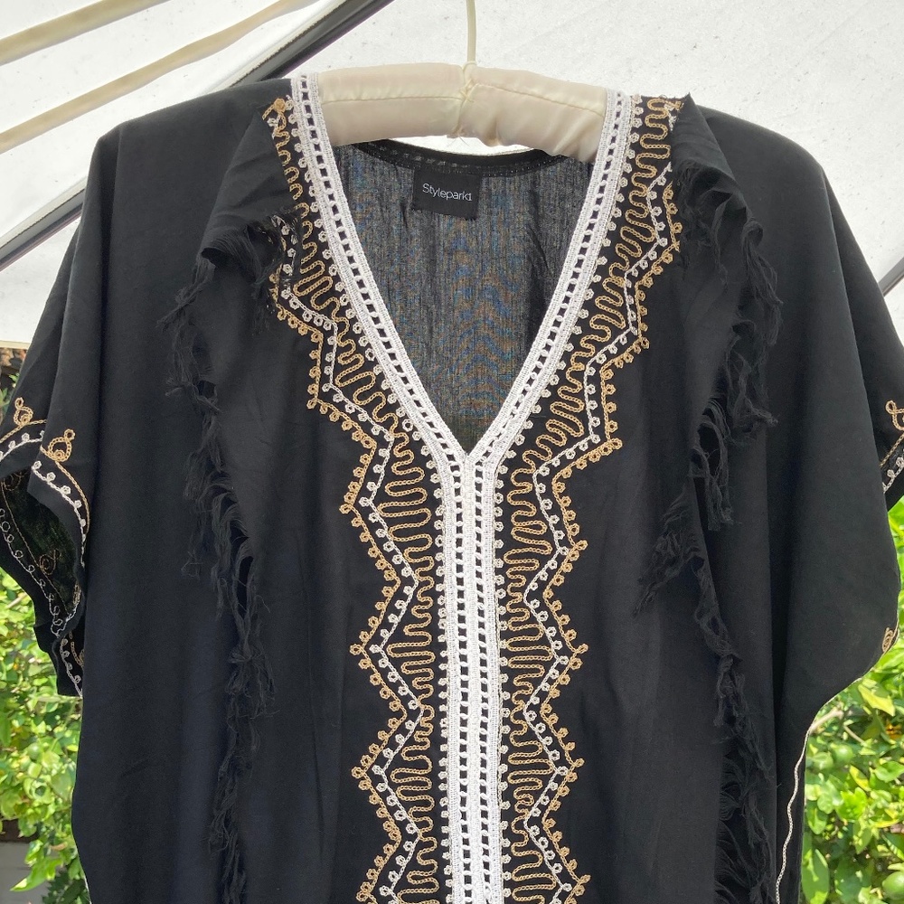 Stylepark Black Caftan Maxi Dress